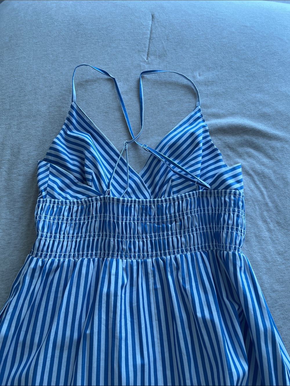 Madewell Blue & White Striped Maxi Sundress - Picture 3 of 5